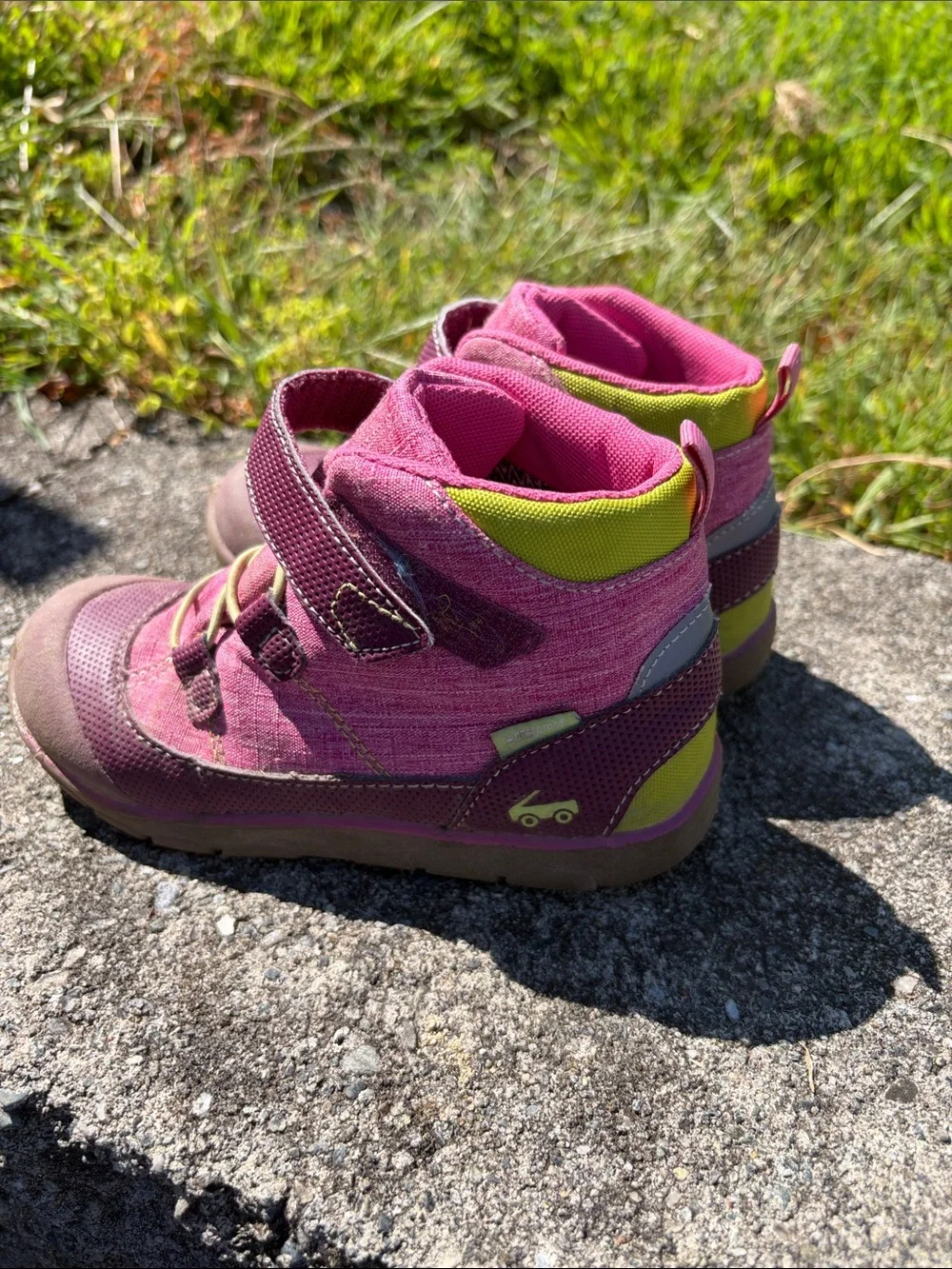 See Kai Run Burgundy/Pink Kids Outdoor Boots